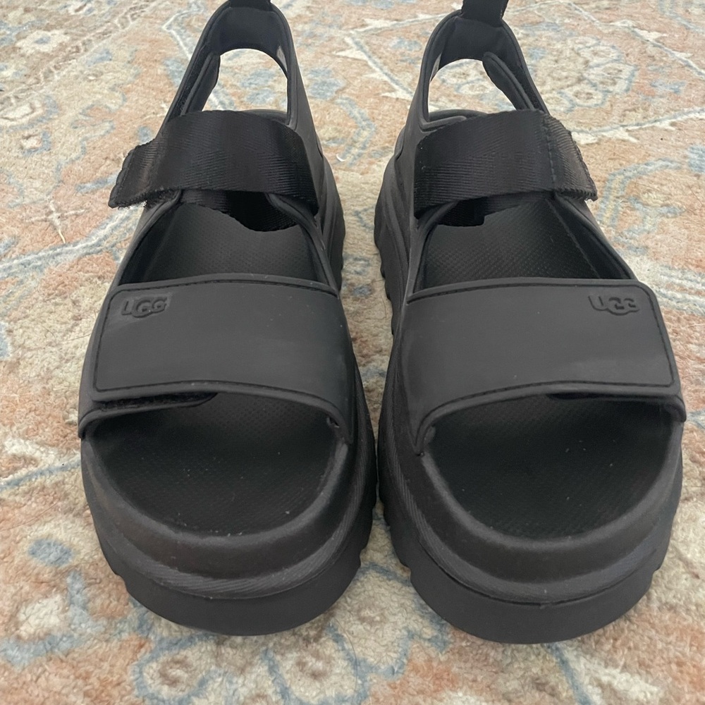 UGG Women's Black Platform Sandals